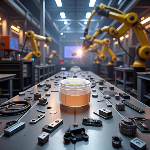 Image of 1Pc Electrical Contact Grease - Conductive Paste Automotive, Conductive Greases Electrical Connections, Copper Anti-Seize Compound Greases, High Temperature Tune Up Grease for Electronics, Tool Parts