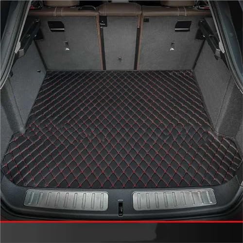 トランクマット に適合する カジャール 2016 2017 2018 2019用 カスタムカートランクマット 保護パッド カーゴライナー 自動車内装アクセサリー 自動車 トランク マット(Black-Red)