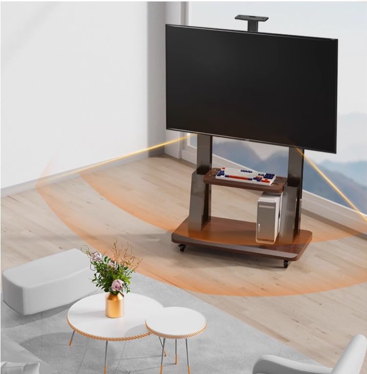 Soporte Universal para TV Ajustable con Ruedas para 32" a 80" miniatura 5