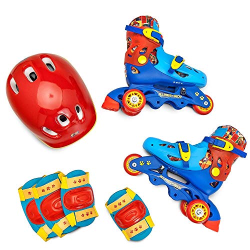 Patins 3 Rodas Patrulha Canina Ajustável 29 a 32 C/acessórios