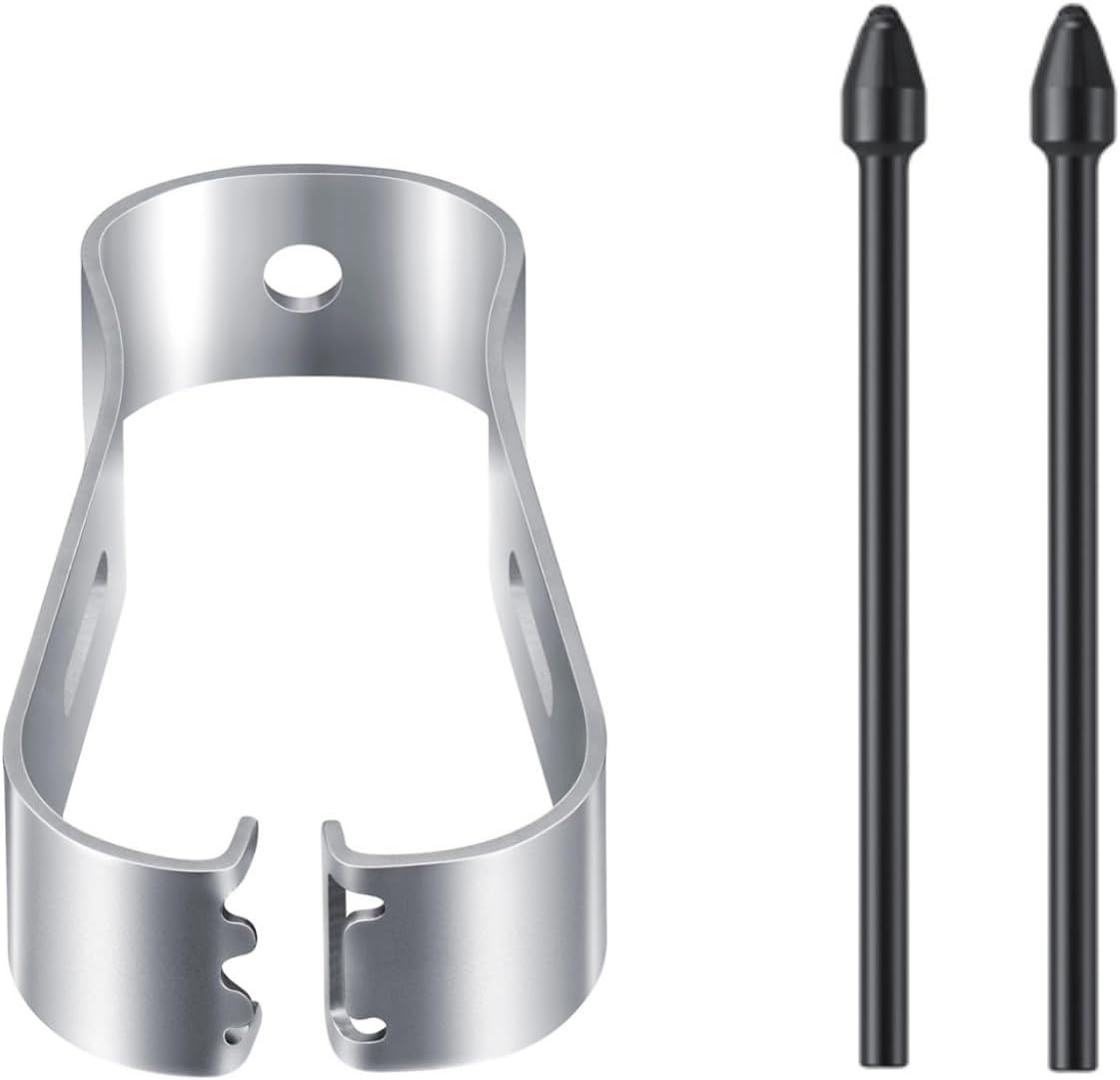 2 Pcs Soft Tips OEM for Galaxy Tab S10+ Pen / S10+ Plus Pen Tips/Tab S10 Ultra Pen Tips, S Pen Tips Replacement for Samsung Galaxy Tab S10 Tablet All Verison with Tips Remove Tool (Black)