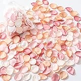 Serwalin 300Pcs Silk Rose Petals Artificial Flower Petals for Weddings Champagne Gold Petals Fake Flower Girl Petals for Wedding Flower Girl Basket Aisle Runner Bridal Shower (4 Color Mixes)
