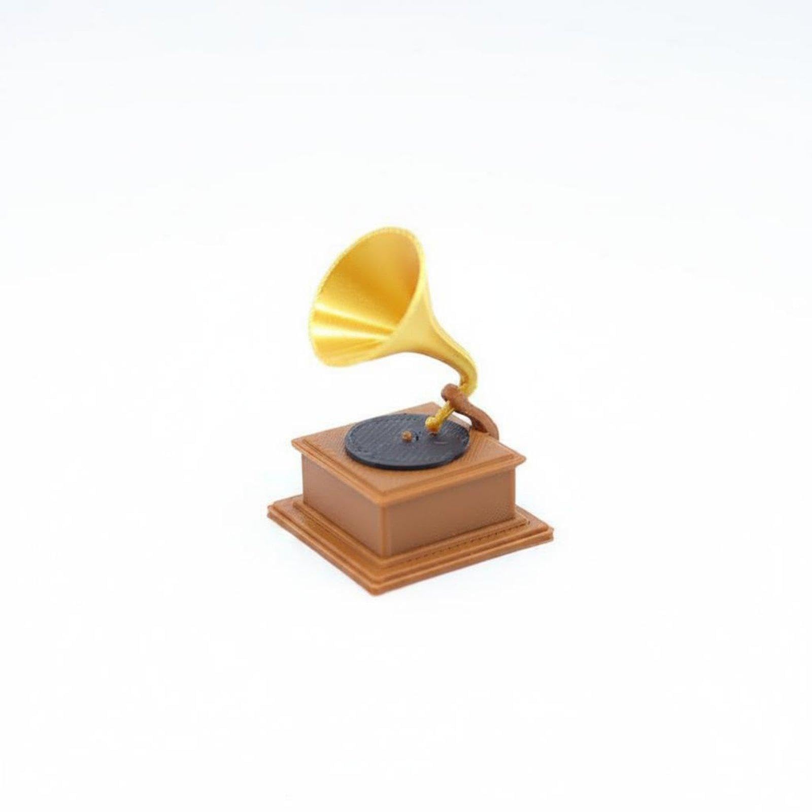 Vintage Gramophone Miniature Retro Style Miniature Phonograph Model Photography Prop 1:12 Scale Record Player for Hobbyists, Collectors, Diorama-picture-12