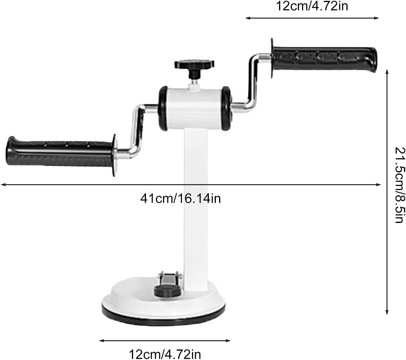 Arm Trainer – Hand Forearm Rehabilitation Equipment | Adjustable Resistance Rotating Fitness Strength Device Suction Cup Base Upper Limb Exercise Tool Seniors Elderly Men Women Beginners