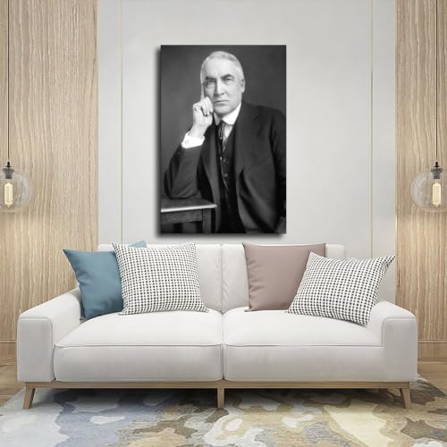 Poster Warren G Harding impression sur toile déco murale 30x45 cm - 5