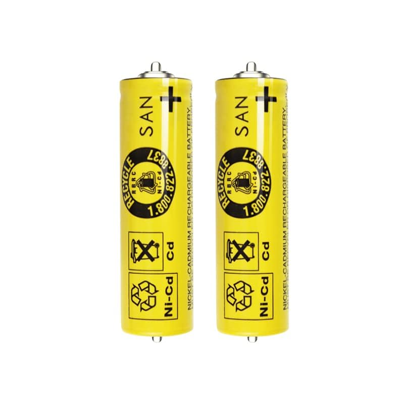 PULADU Original 2pcs SAN 1N-600AA for B ra un Electric Shaver Battery S3 3000S/3090S 199S-1 5739/5743 5663 1.2V Ni-Cd Rechargeable Battery