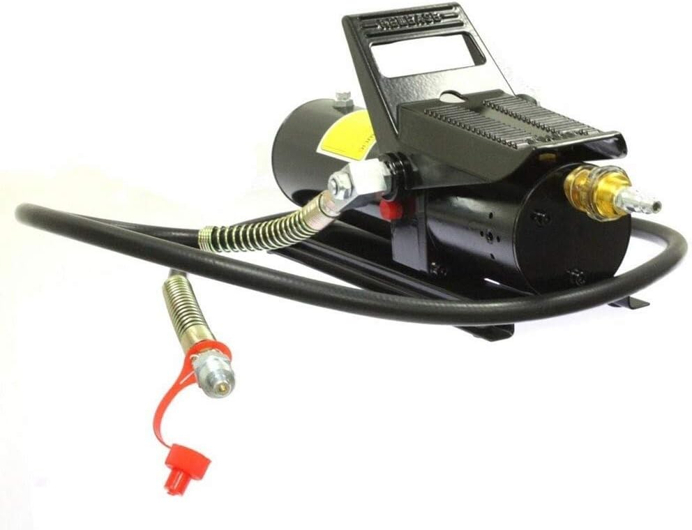 10,000 PSI Porta Power AIR Hydraulic Foot Pump Control Lift with 5 Feet Hose
