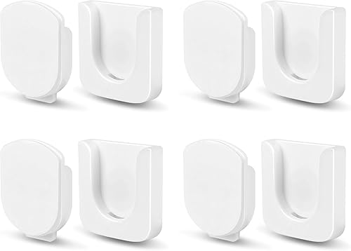 Soporte magnético para control remoto de 4 piezas, autoadhesivo, adecuado para la parte trasera de TV, así como para ventilador de TV y controles