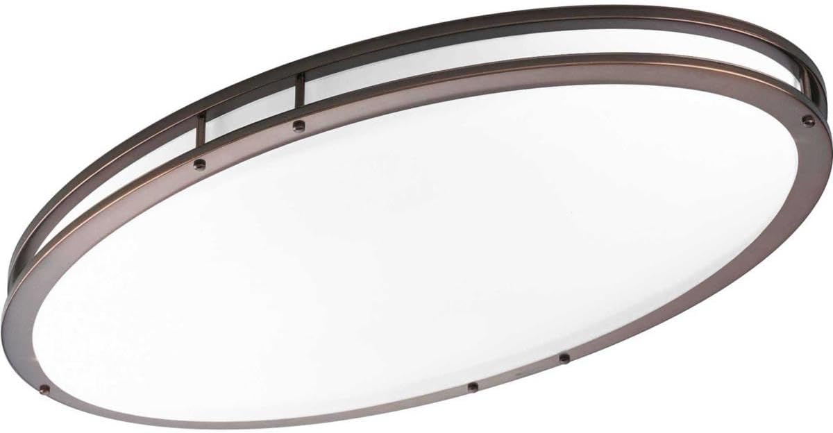 Progress Lighting P7251-17430K9 COMM One-Light LED Oval CTC, Urban Bronze 4.38x32.50x18.00