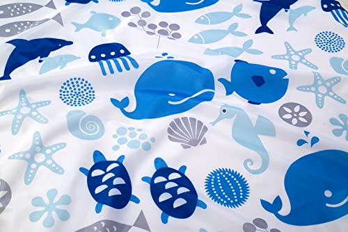 Croydex Coast Textile Water-Repellent Shower Curtain #TOP2