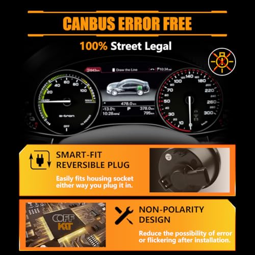 Image of LED Turn Signal & Side Marker Lights for 2007-2019 Wrangler JK, [Upgraded] Smoked Lens Side Bumper Marker Lamps, JK Amber LED Side Markers Turn Signal Lights, 4 PCS