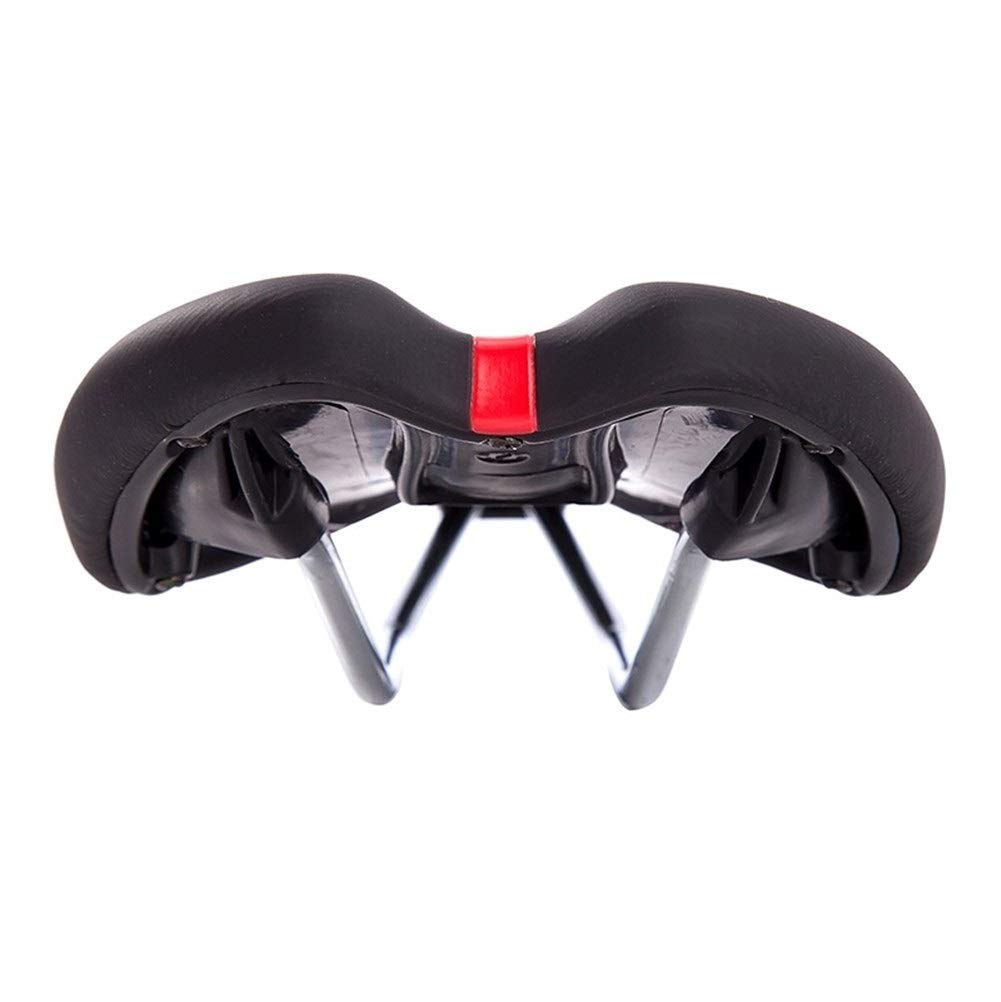 Fahrradsattel Straßen-Fahrrad-Sattel-weiche Bequeme MTB Fahrrad Sitzkissen Pad Fahrradsitz Ultra Berg-Radfahren Sattel schwarz/weiß 664 (Color : 2, Size : One Size)