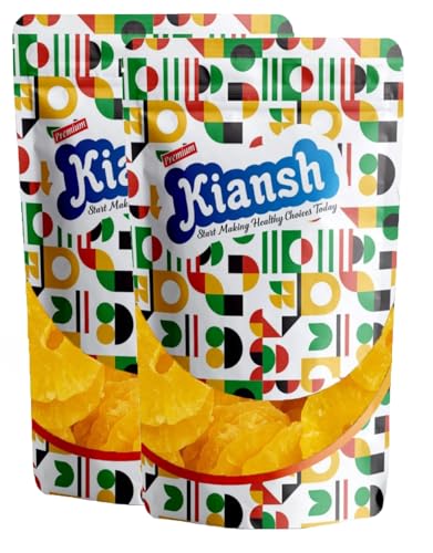 Image of Kiansh Dry fruits Nuts And Seeds (Dried Pineapple Ring, 500g)