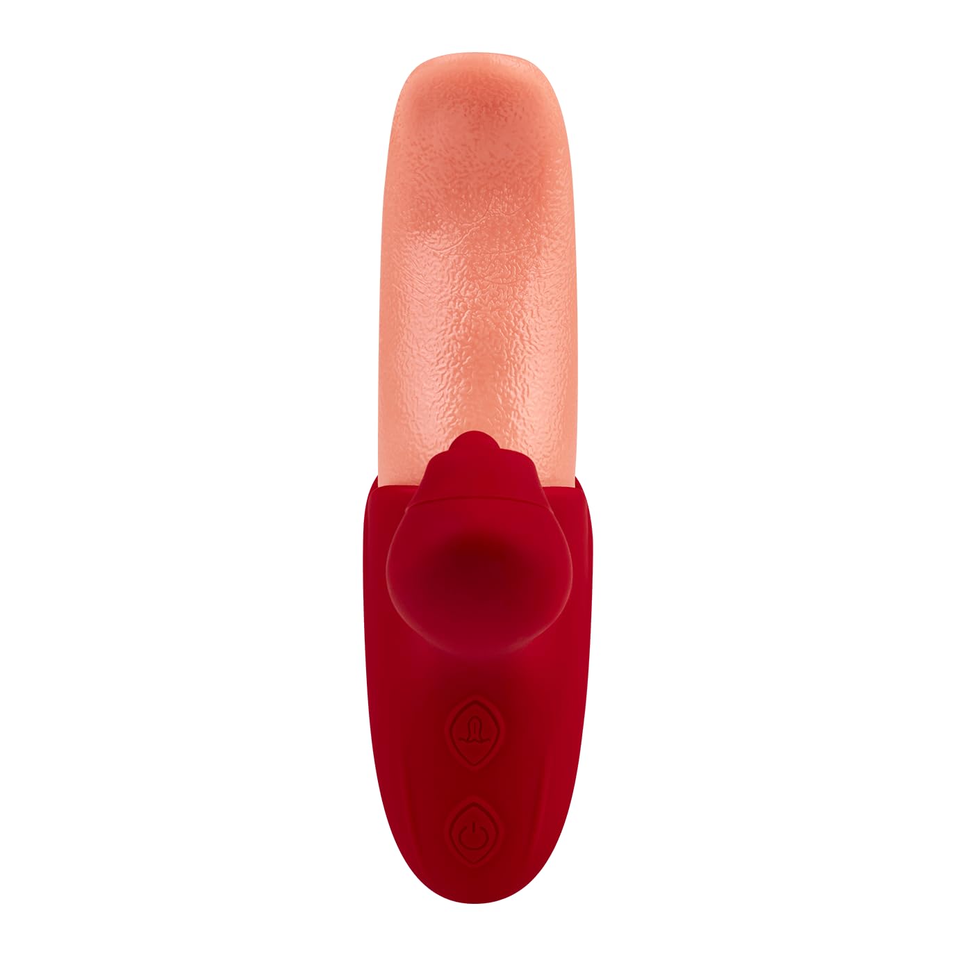 EIS, vibratore, vibratore Rabbit a forma di lingua, 15,5 cm, impermeabile (IPX6), ricaricabile, 2 motori con 7 programmi di vibrazione ciascuno, materiale delicato sulla pelle