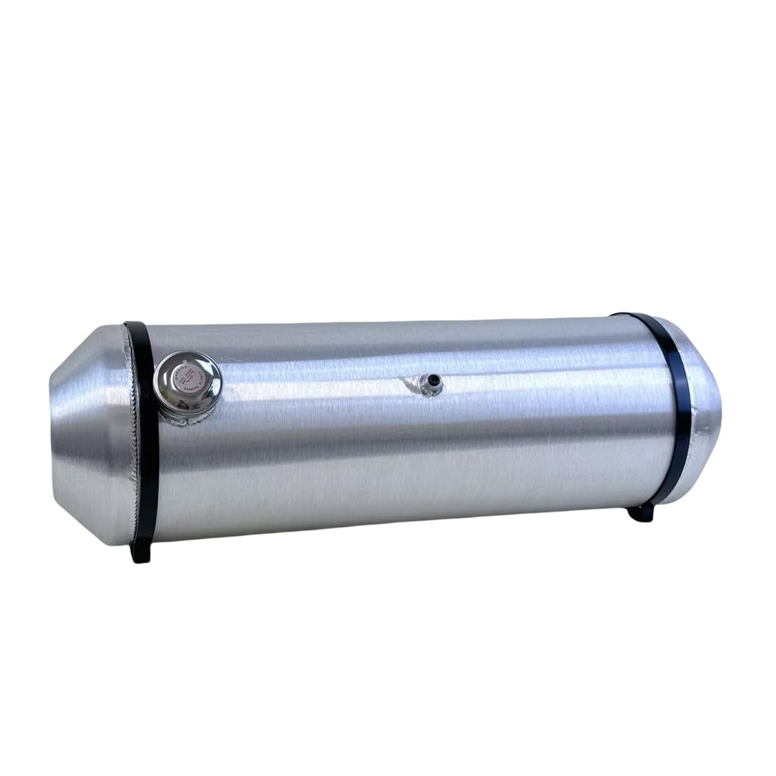 JSD 11 Gallons 10" x 33" Universal Aluminum Spun Round Fuel Cell Tank / Gas Tank End Fill 1/4" NPT For Boat,Jet ski, offroad, sand rail