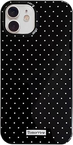 Funda compatible con iPhone 11 con bonito diseño estético de lunares a la moda, fundas simples para TPU suave, funda de protección delgada, color