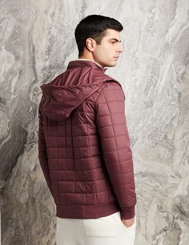 Image of Amazon Brand - Symbol Men's 100% Polyester Full Length Bomber Jacket