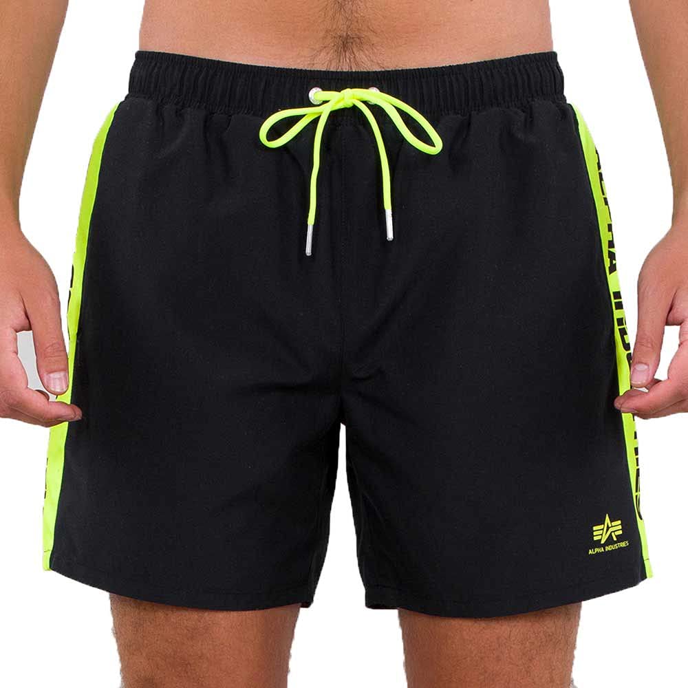 ALPHA INDUSTRIES Printed Stripe Swim Short Costume da Bagno Uomo