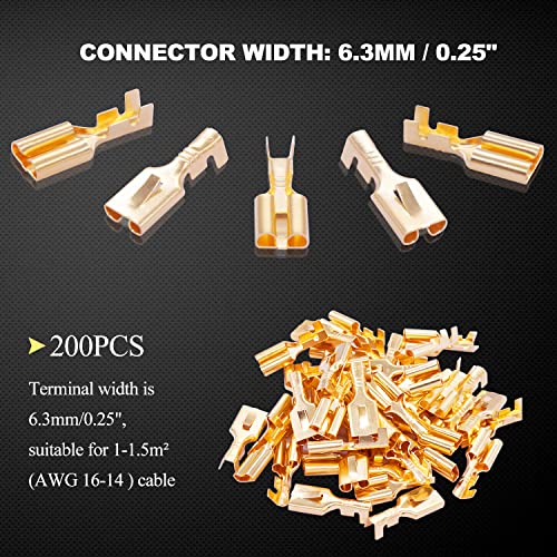 Female Spade Connector Non-Insulated With Tab 3MM | Wurth USA