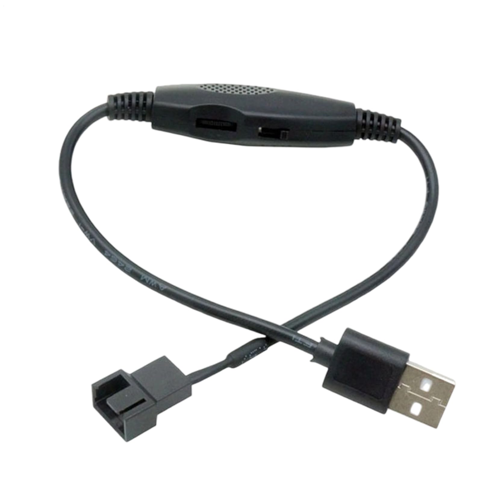 Kontroler Wentylatora USB,Konwerter USB PWM 3/4-pin | Regulator Prędkości Obrotów Wentylatora - Przeznaczony do użytku w komputerach stacjonarnych urządzeniach elektronicznych systemach