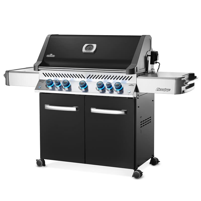 Barbacoa de gas Napoleon Prestige 665 negro + Sizzle Zone