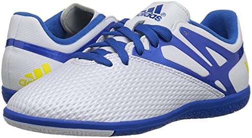 adidas Performance Messi 15.3 Indoor Soccer Shoe (Little Kid/Big Kid),White/Prime Blue/Black,11 M US Little Kid | Image 6