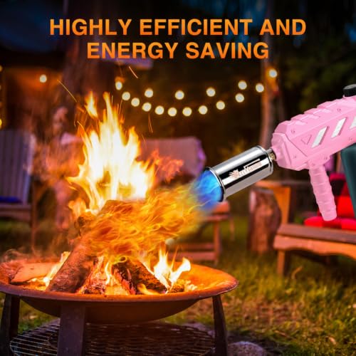Image of ARTFLAMM Powerful Propane Torch Gun, Kitchen Grill Torch with Detachable Design, Adjustable Flamethrower Torch Burner for Searing Steak, BBQ, Welding, Camping Charcoal Lighter(Tank Not Included)