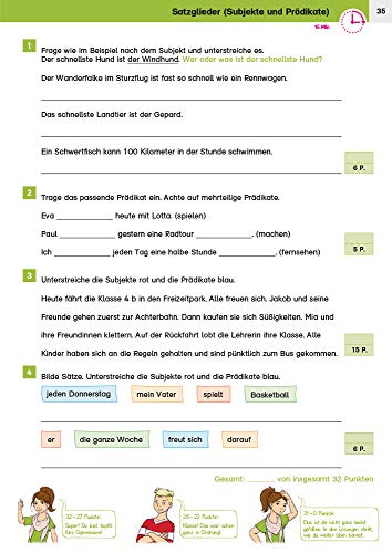 Sicher ins Gymnasium 15-Minuten-Kurztests Deutsch