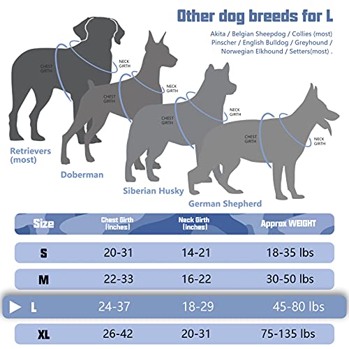 Auroth Tactical Dog Training Harness No Pulling Front Clip Leash Adhesion Reflective K9 Pet Working Vest Easy Control For Small Medium Large Dogs Blue Camo L #TOP5