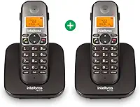 Telefone Sem Fio Digital com Ramal Adicional TS 5122 Preto Intelbras