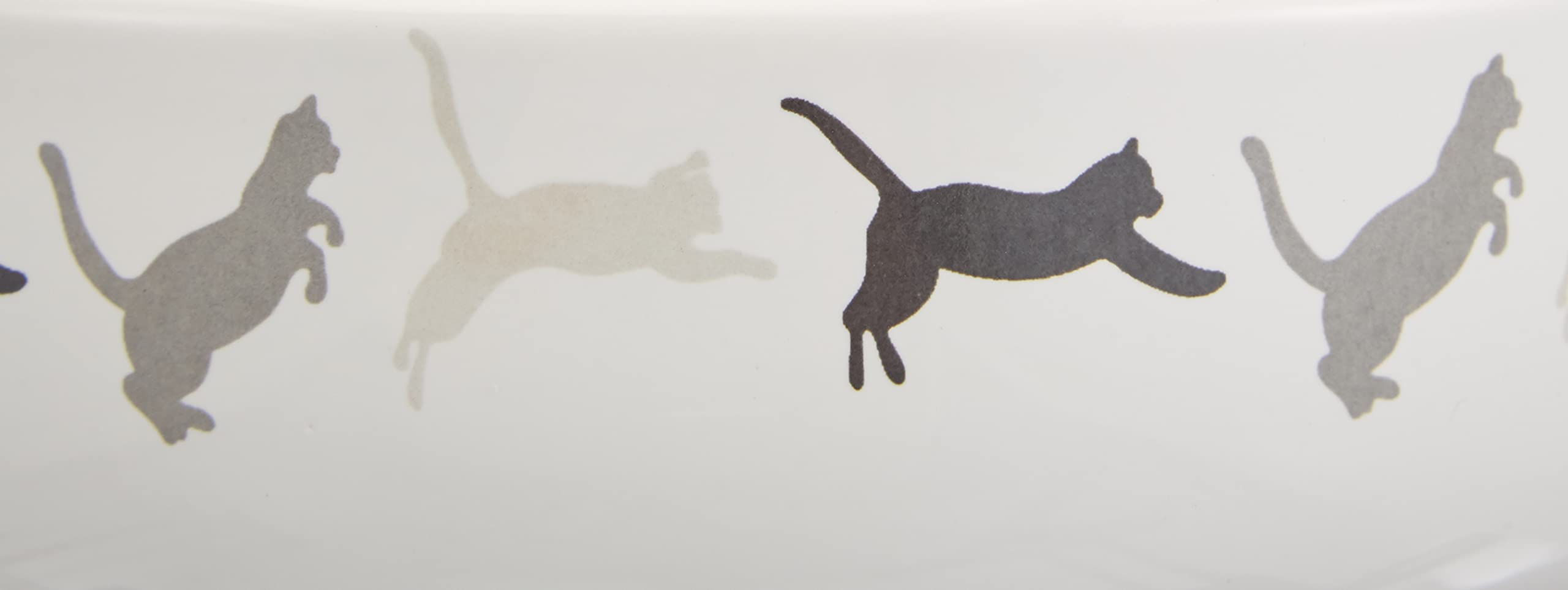 Trixie 42341 - Ciotola in Ceramica per Erba di Gatto, ø 15 × 4 cm, 50 g, Colore: Bianco