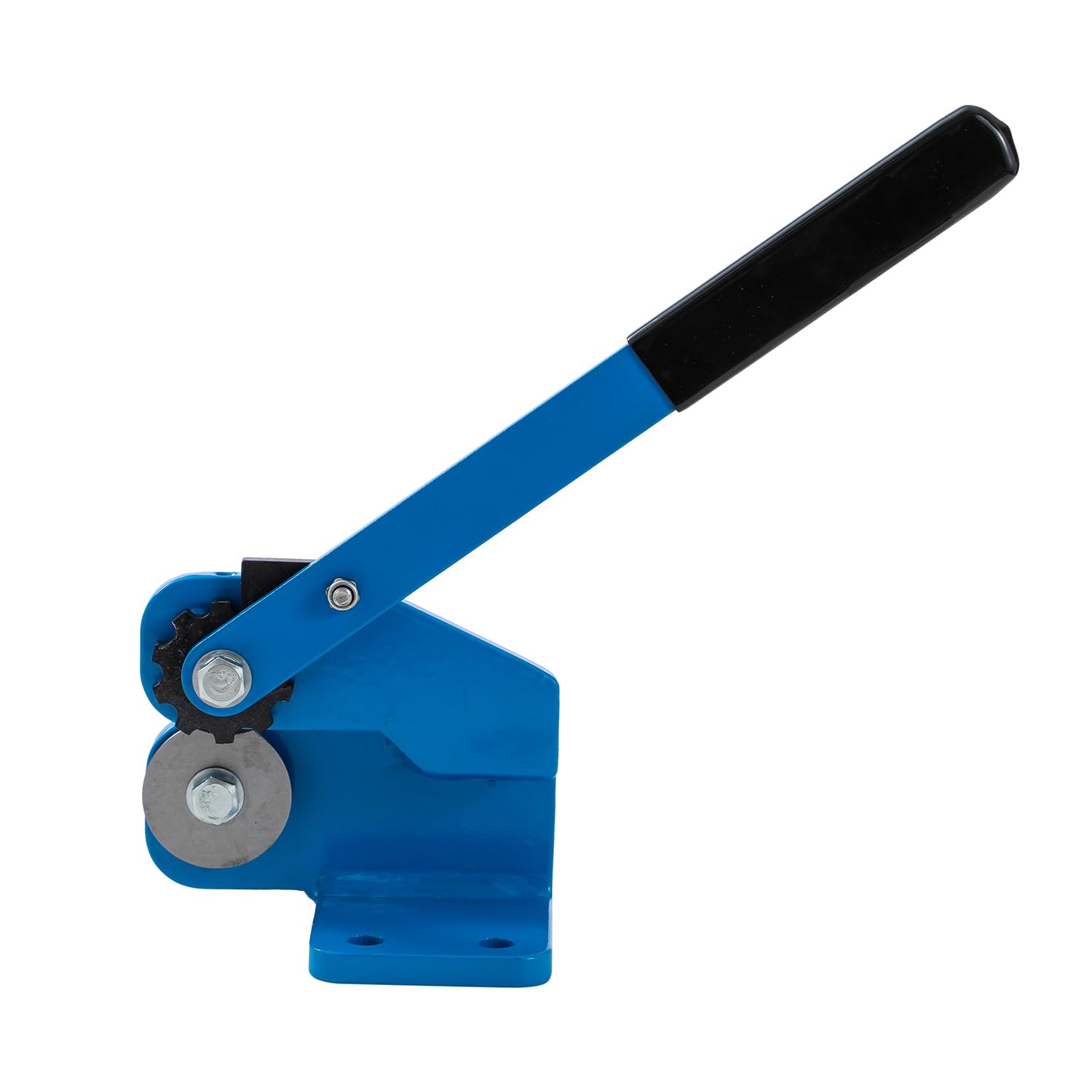 KATSU Tools Cizalla per Lamiera senza Collo – Capacità 16Ga/1.5mm, Cizalla Manuale Rotativa per Tagli Dritti, Curvi e Interni - Design Compatto da Banco - Modello 325360