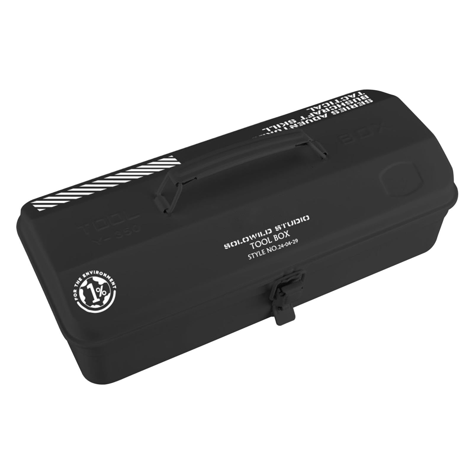 Portautensili | Scatola portautensili in metallo con manico – Valigetta multiuso portatile, organizer per campeggio, escursionismo, viaggi | Custodia multiuso, cassetta degli attrezzi portatile, organizer per campeggio, escursionismo, v