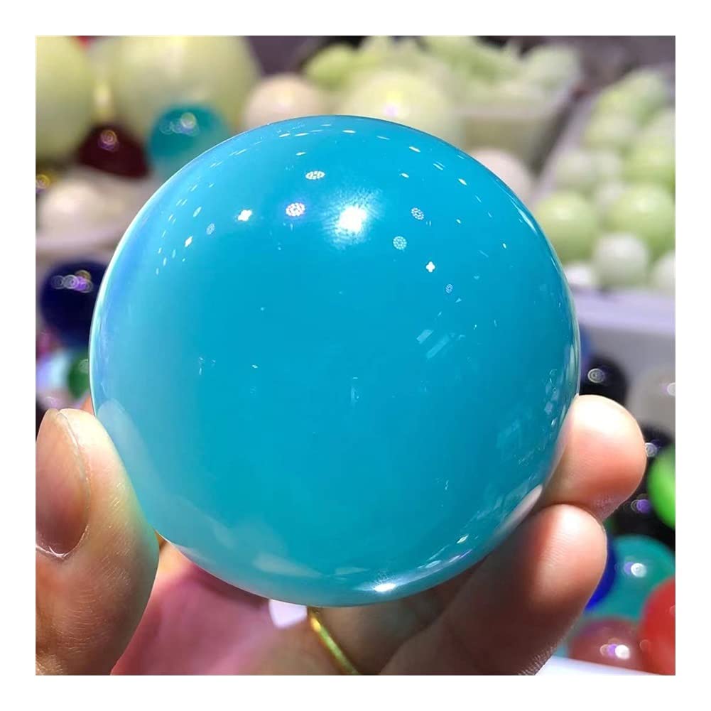 Amazon.co.jp: 天然水晶 とても美しい天然水色キャッツアイ水晶玉+ 