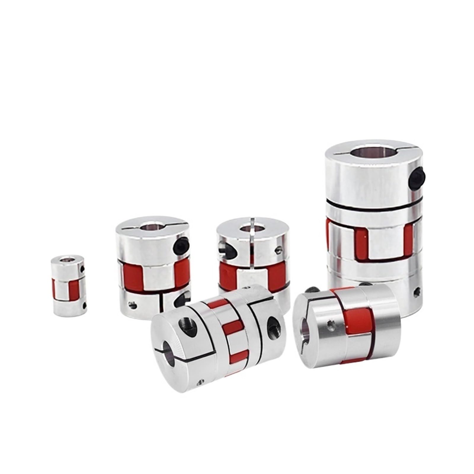 Acoplador D80L90, conector de Motor de acoplamiento de eje Flexible de ciruela de aluminio, orificio interior 16 17 18 20 22 24 25 28 30 32 35 38 40 42 45mm(16x16mm)