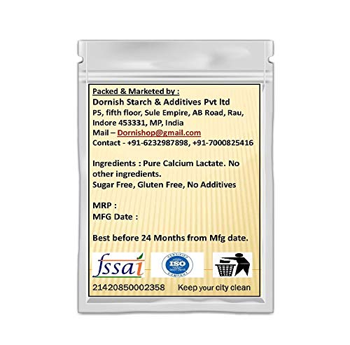 Image of Calcium Lactate Powder,900 Gm /Used As Food Preservative And Improvers /Food Thickener