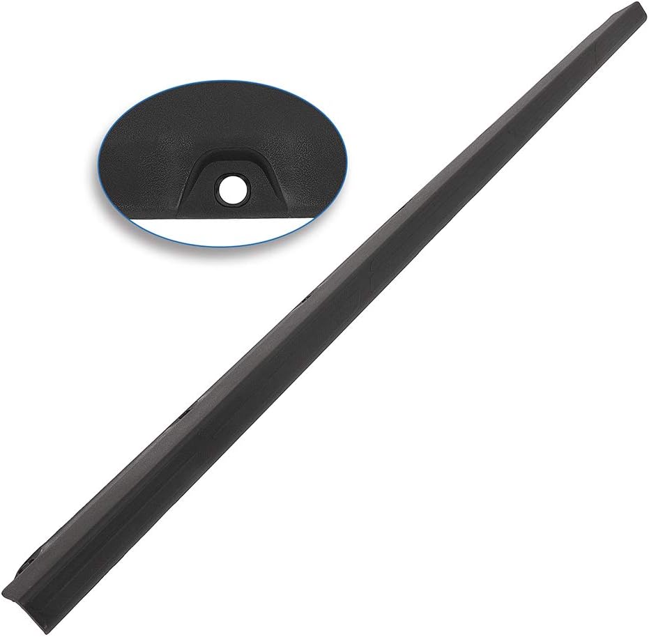 SCITOO 1PC Tailgate Molding Cap 2005-2015 for Toyota for Tacoma Accessories Matte Black Top Rear Tailgate Moulding Trim