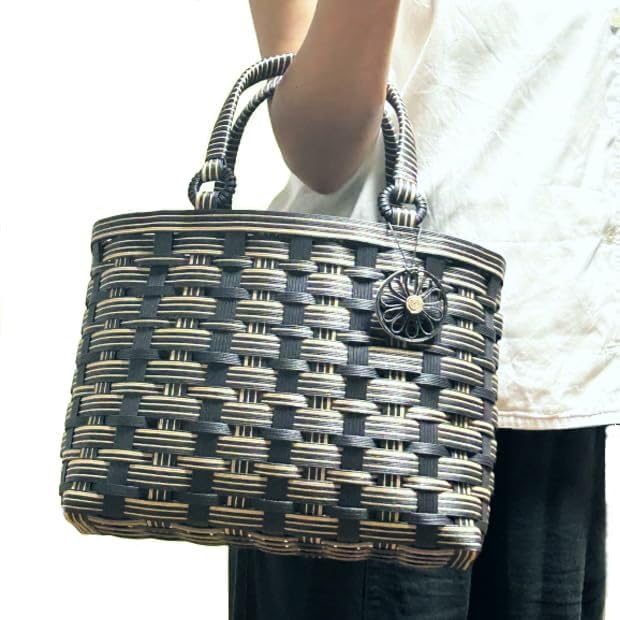 Amazon.co.jp: かごバッグ 手作りキット クラフトバンド レシピ付き