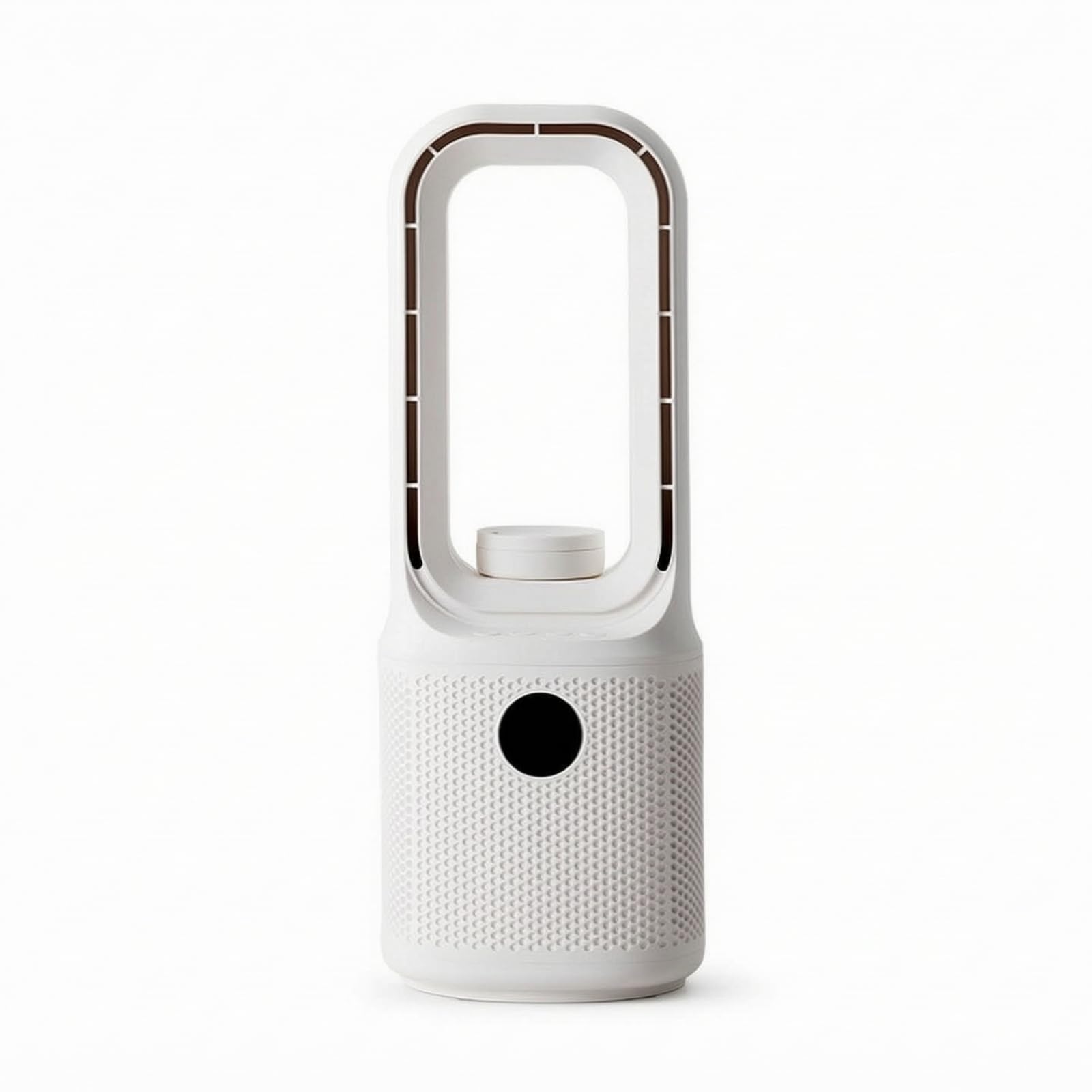 LOVIVER Umidificatore Ventilatore da Scrivania Senza Nebbia Fine E Diffusione Essenziali Portatile con Batteria Display Circolare 9 Velocità Oscillazione 60 Gradi Adatto per Camera da Letto Studio