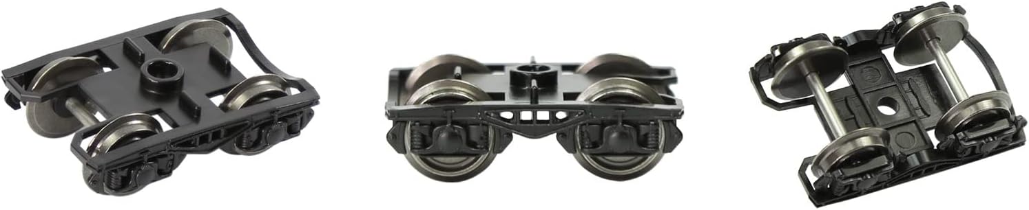 HP0687 2 pcs 1/87 Model Train HO Scale high Rim psyllium RCOO Bogie 36 Metal Wheels Model Building kit