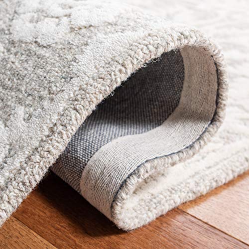 Tapete de Lana Premium Handmade 8' x 10' Beige miniatura 6