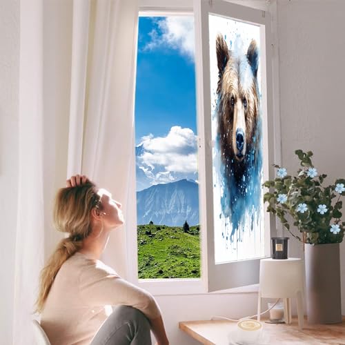 Vinilo decorativo para ventana 17.7x23.6 pulg estilo vidrio miniatura 6