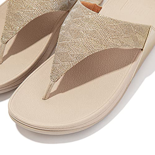 Image of FitFlop Womens iQushion Rubber Flip-Flops with Contoured Footbed for Walking, Lightweight Ergonomic Flip Flop Sandals with Arch Support and Foot Impact Pillows