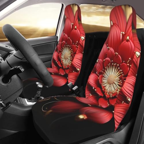 Lot de 2 housses de siège de voiture respirantes et stretch pour camions et utilitaires