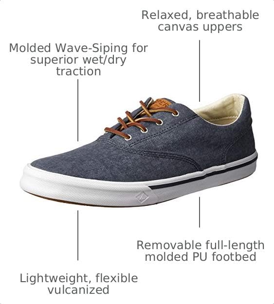Image of Sperry Men's Halyard 2 Eye Boat Shoes