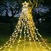 MAOYUE Outdoor Christmas Decorations Star Lights 335 LED 8 Lighting Modes Outside Tree Decorations for Yard, Garden, New Year, Holiday, Wedding, Party