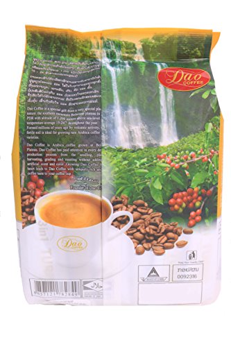 Laos Dao Instant Coffee 3 In 1 Turbo 100% Pure Arabica Halal 600G. (20G. X 30 Sticks) #TOP1
