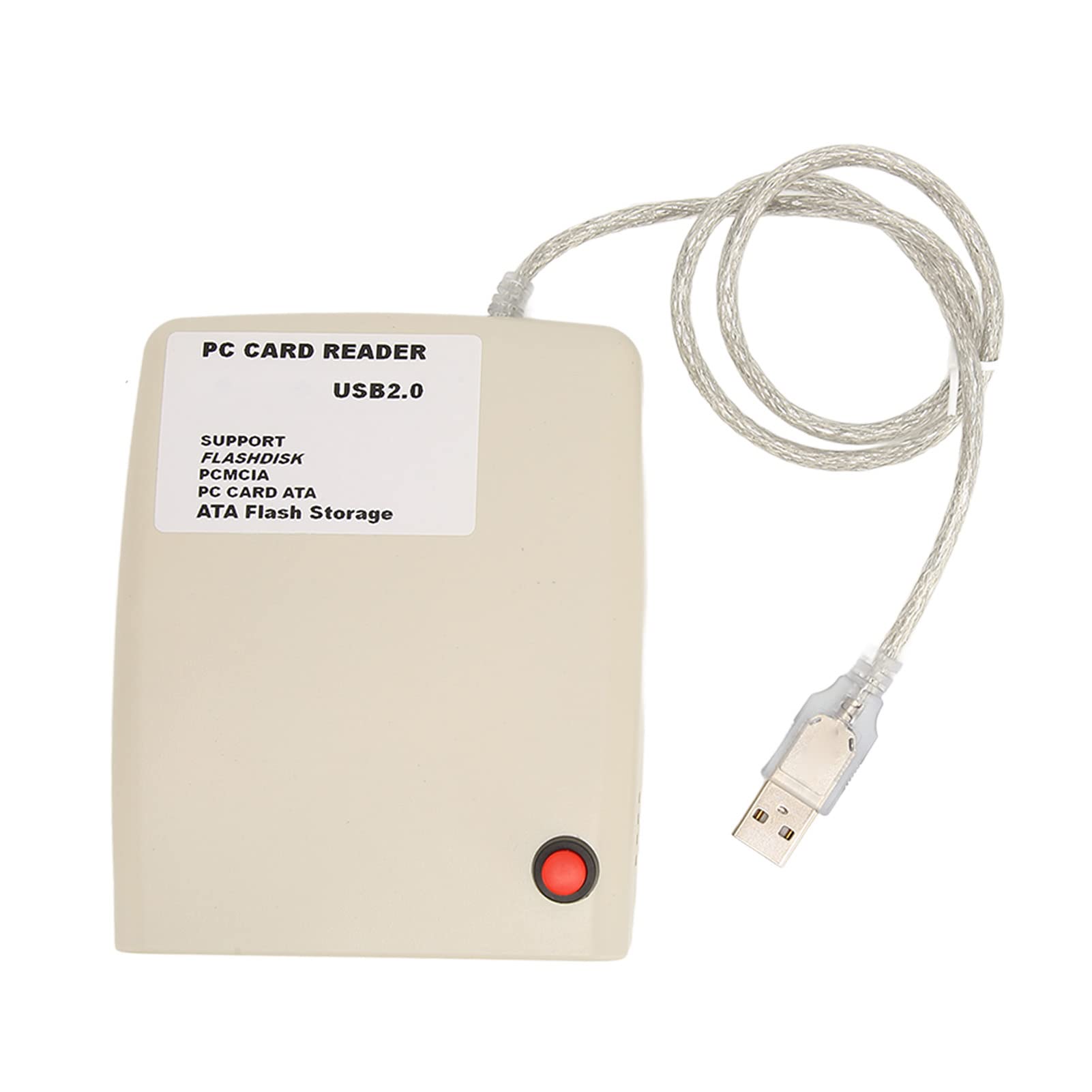 KIMISS Carte PCMCIA USB2.0, Lecteur Puissant de Transmission Stable 20G Puce Plug N Play ATA 68 Broches pour Le Bureau à Domicile