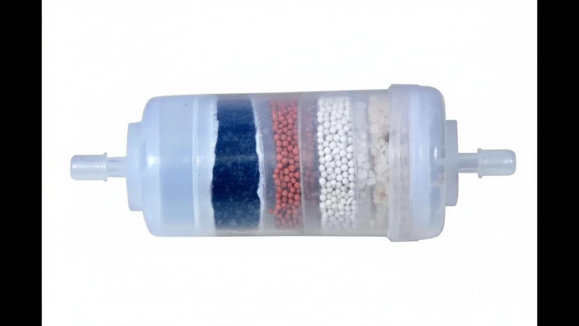 Wise Pure Water Mineral Alkaline Inline Filter Cartridge for RO Systems | Multi-Layer Filtration, Includes 2 Fittings, Alkaline Remineralisation, Compatible with RO Units, Transparent Housing-image-3