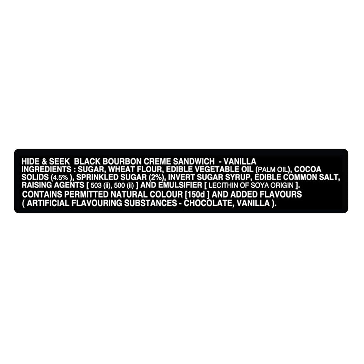 Parle Hide And Seek Black Bourbon Vanilla 100g Buy Online In Pakistan At Desertcart